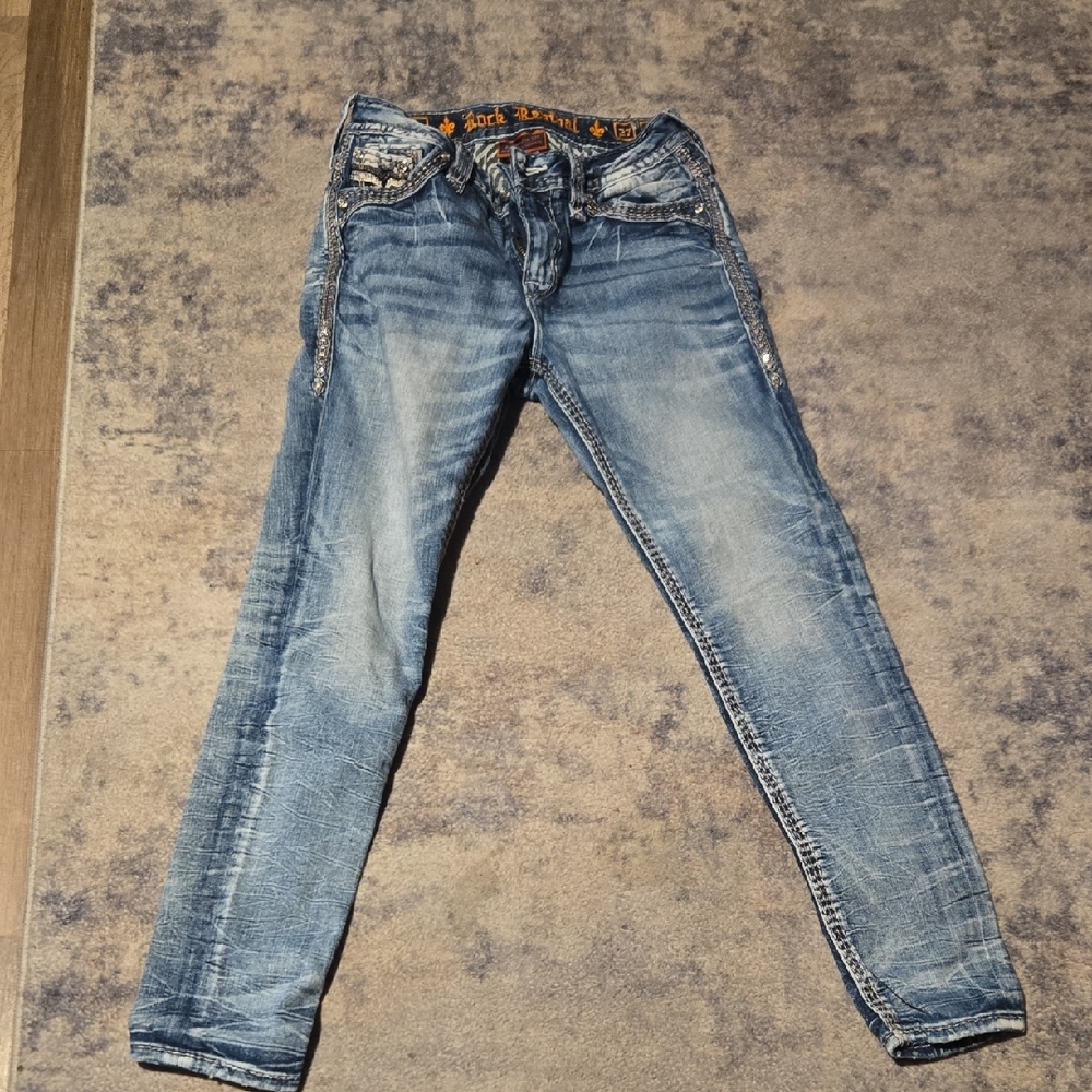 Rock Revival Light Blue Denim Jeans